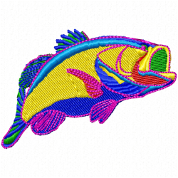 Fishes Embroidery Design 2 Fishes Embroidery Design 2